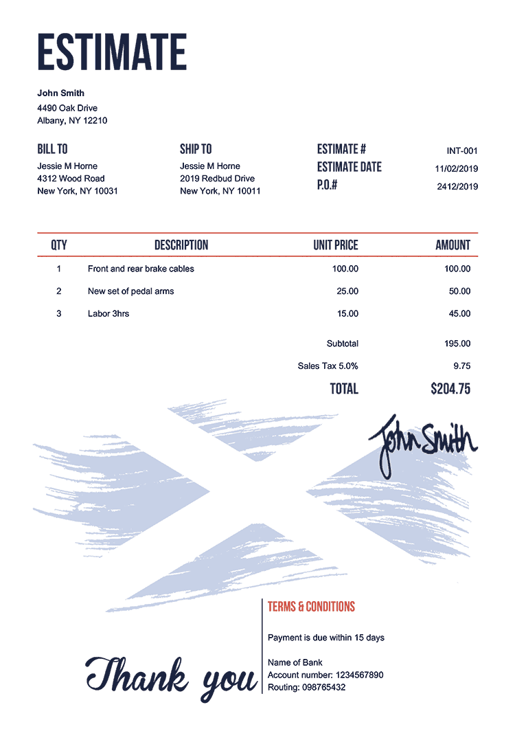 Estimate Template En Flag Of Scotland 