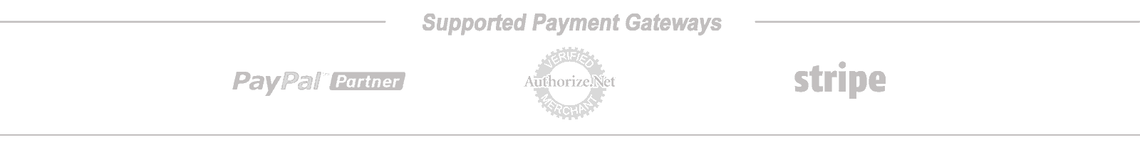 Supported Payment Gateways